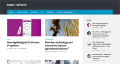Desktop Screenshot of bloghelpline.com